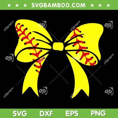 Softball Bow SVG PNG, Softball Mom SVG, Mothers Day Softball DXF SVG PNG EPS Softball Bow SVG PNG, Softball Mom SVG, Mothers Day Softball DXF SVG PNG EPS