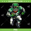 St Patrick's Day Leprechaun Football Player PNG, Leprechaun Kids Football PNG, Happy St Patricks Day PNG