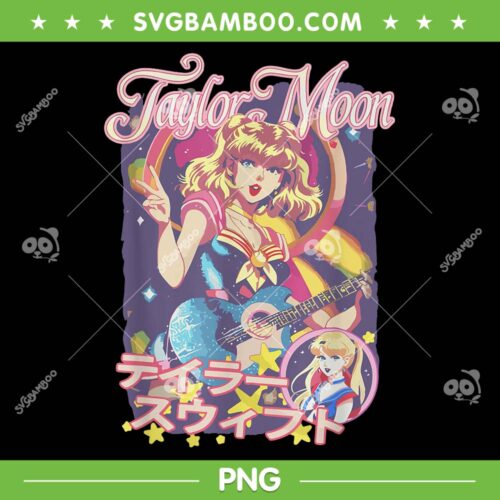 Taylor Moon PNG, Taylor Swift Sailor Moon PNG, Love You To The Moon And To Saturn PNG