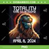 Total Solar Eclipse 2024 Bigfoot America Totality PNG, Bigfoot Totality 2024 PNG, USA Total Solar Eclipse PNG