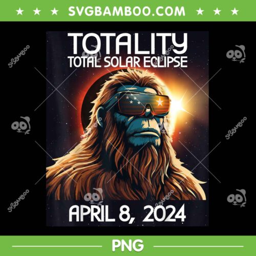 Total Solar Eclipse 2024 Bigfoot America Totality PNG, Bigfoot Totality 2024 PNG, USA Total Solar Eclipse PNG