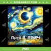 Total Solar Eclipse 2024 Starry Night PNG, Painting Van Gogh PNG, Total Solar Eclipse American PNG Total Solar Eclipse 2024 Starry Night PNG, Painting Van Gogh PNG, Total Solar Eclipse American PNG