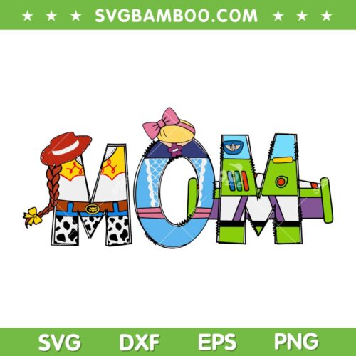 Toy Story Mom SVG PNG, Mama Boy Toy Story 4 SVG, Toy Story Birthday Boy DXF SVG PNG EPS