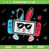 Video Game Bunny Eggs SVG PNG, Easter Day Gamer Boy Kids SVG, Gaming Easter DXF SVG PNG EPS