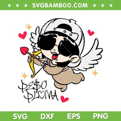 Baby Peso Pluma Angle Love SVG PNG, Cute Baby Peso Pluma SVG, Cool Peso Pluma Singer DXF SVG PNG EPS