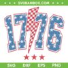 1776 4th Of July SVG PNG, 1776 American Flag SVG, US Flag July 4th DXF SVG PNG EPS