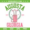 Augusta Georgia Golf Tour SVG PNG, Tournament Bows Social Club SVG, Augusta Georgia Est 1934 DXF SVG PNG EPS