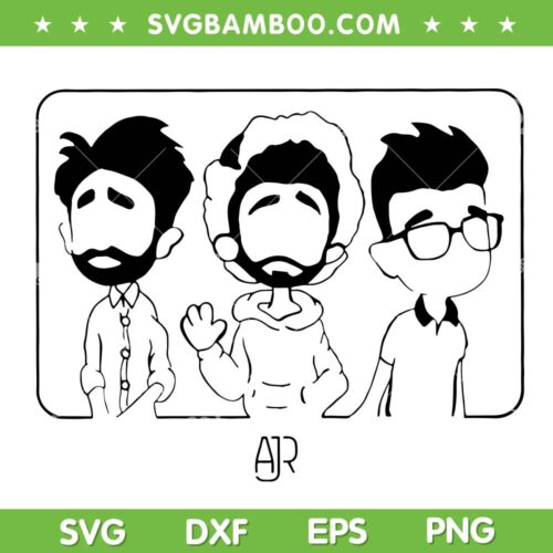 AJR Band SVG PNG, The Click Album SVG, AJR Band Member The Click Album DXF SVG PNG EPS