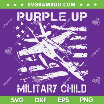 Air Force Purple Military SVG PNG, I Purple Up Month Of Military Child US Flag SVG, Retro Purple Up Military Child DXF SVG PNG EPS Air Force Purple Military SVG PNG, I Purple Up Month Of Military Child US Flag SVG, Retro Purple Up Military Child DXF SVG PNG EPS