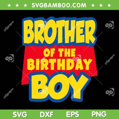 Brother Of The Birthday Boy SVG PNG, Funny Toy Story Birthday Boy SVG, Family Toy Story DXF SVG PNG EPS