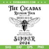 Cicada 2024 SVG PNG, Cicada Concert SVG, The Cicada Reunion Tour DXF SVG PNG EPS 