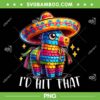 Cinco De Mayo I'd Hit That PNG, Funny Pinata Cinco De Mayo PNG, Pinata Mexico Hat PNG