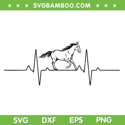 Cool Horse Heartbeat SVG PNG, Heartbeat Horse SVG, Horse Lover DXF SVG PNG EPS Cool Horse Heartbeat SVG PNG, Heartbeat Horse SVG, Horse Lover DXF SVG PNG EPS