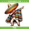 Dabbing Boys Cinco De Mayo PNG, Kids Boy Mexican Poncho PNG, Dabbing Mexican PNG