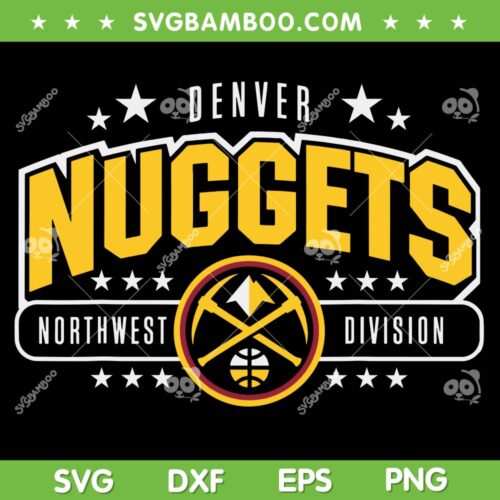 Denver Nuggets Arched Northwest Division SVG, NBA Nuggets Basketball SVG, Denver Nuggets 2024 DXF SVG PNG EPS