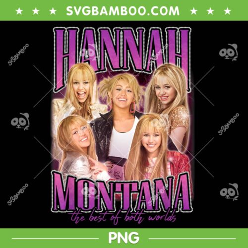 Disney Hannah Montana PNG, The Best Popstar Collage Chest PNG, Miley Cyrus Hannah Montana PNG
