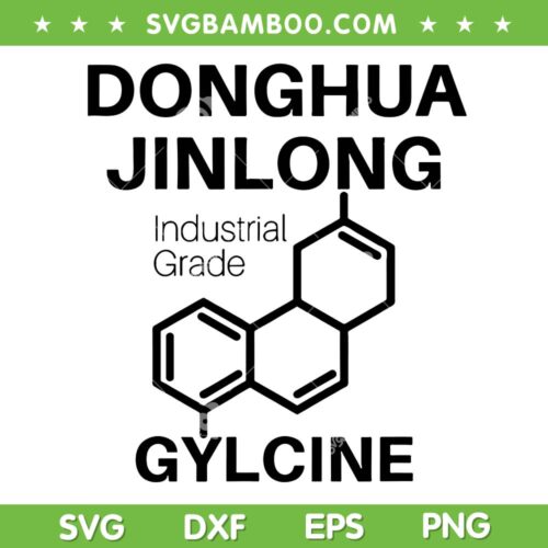 Donghua Jinlong Industrial Grade Glycine SVG, Donghua Jinlong Chemicals SVG, Chemical Manufactory DXF SVG PNG EPS