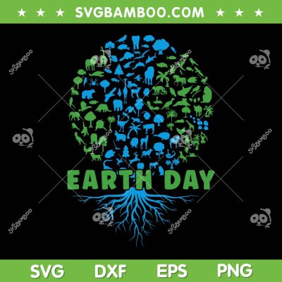 Earth Day 2024 SVG PNG, 54th Earth Day SVG, Earth Day Tree Animal DXF SVG PNG EPS Earth Day 2024 SVG PNG, 54th Earth Day SVG, Earth Day Tree Animal DXF SVG PNG EPS