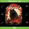 Funny Catzilla PNG, Catzilla Japan Vintage PNG, Black Catzilla PNG, Crazy Cat Lady Gift PNG