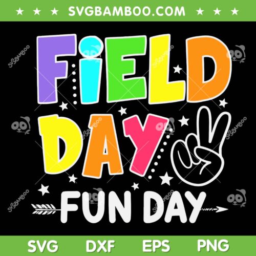 Field Day Fun Day 2024 SVG PNG, Funny Field Day For Teacher Kids SVG