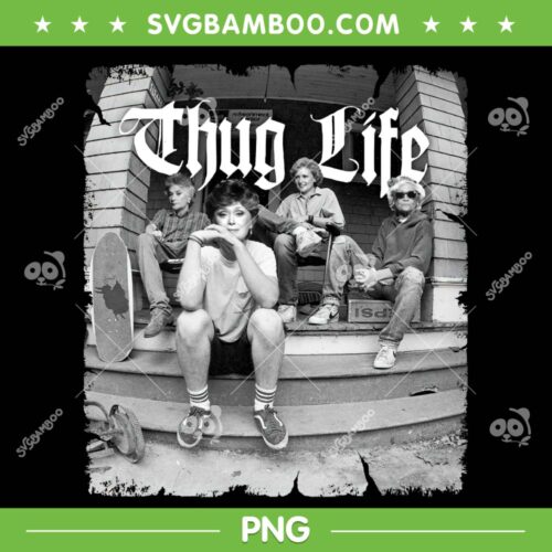 Girls Golden Thug Life PNG