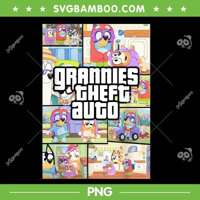 Grannies Theft Auto PNG, Bluey Family PNG, Granny Rita And Janet PNG Grannies Theft Auto PNG, Bluey Family PNG, Granny Rita And Janet PNG