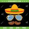 Greek Easter Sunglasses SVG PNG, Cinco De Mayo Mexican SVG, Happy Cinco De Mayo Sunglasses DXF SVG PNG EPS