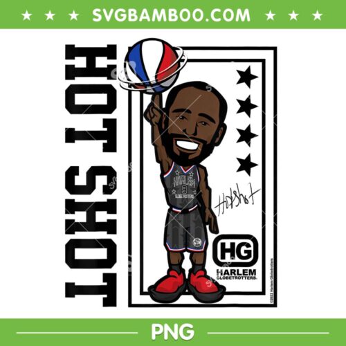 Harlem Globetrotters Hot Shot Toonz PNG, HG Basketball PNG, Hot Shot Dunk PNG