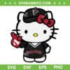 Hello Kitty Atlanta Falcons SVG PNG, Kitty Cat Falcons SVG, NFL Football DXF SVG PNG EPS