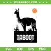 Llama Taboot Gamehendge Phish SVG PNG, Phish Llama SVG, Cute Llama DXF SVG PNG EPS