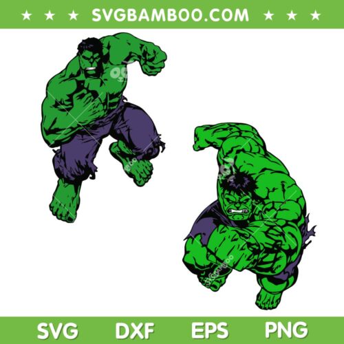 Marvel Hulk SVG PNG, Marvel Character Hulk SVG, Hulk Avengers DXF SVG PNG EPS