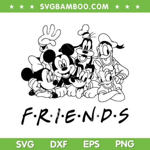 Mickey And Friends SVG PNG, Disneyfriends SVG, Family Trip DXF SVG PNG EPS