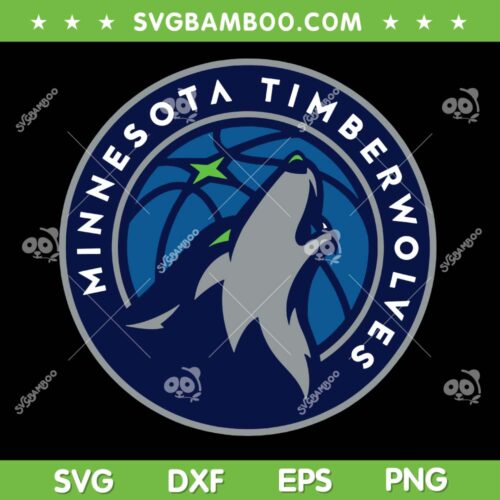 Minnesota Timberwolves Logo SVG PNG, NBA Minnesota Timberwolves SVG, Basketball Sports DXF SVG PNG EPS 