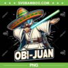 Obi Juan Dabbing Cinco De Mayo PNG, Funny Mexico Day PNG, Star Wars Obi Wan PNG