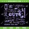 Olivia Rodrigo GUTS Album SVG PNG, Olivia Tour 2024 SVG, Vintage Guts Album Olivia Rodrigo DXF SVG PNG EPS