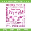 Portals Tracklist Melanie Martinez SVG PNG, Leeches Void Nymphology SVG, Tunnel Vision DXF SVG PNG EPS