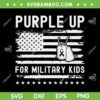Purple Up For Military Kids SVG PNG, USA Flag Military Child Month SVG, Retro American Flag DXF SVG PNG EPS Purple Up For Military Kids SVG PNG, USA Flag Military Child Month SVG, Retro American Flag DXF SVG PNG EPS