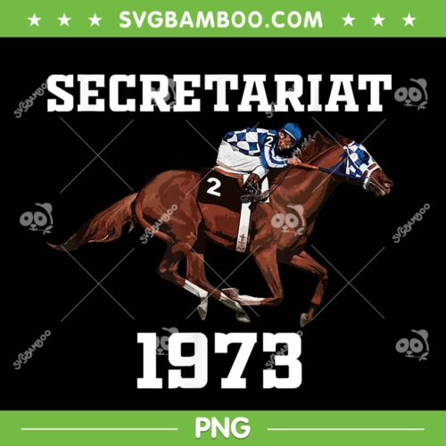 Secretariat 1973 PNG, Secretariat Horse PNG, Secretariat Riding Horse PNG