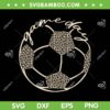 Soccer Game Day SVG PNG, Leopard Cheetah Print Soccer Fan SVG, Football Leopard DXF SVG PNG EPS