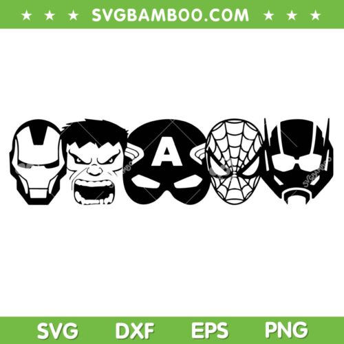 Superheroes Friends SVG PNG, Avengers Family Vacation SVG, Iron Man DXF SVG PNG EPS