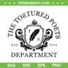 The Tortured Poets Department SVG PNG, TTPD New Album SVG, The Tortured Poets Est 2024 DXF SVG PNG EPS