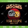 Total Eclipse Sun Getting Mooned SVG PNG, Totality April 8 2024 SVG, April Sun And Moon DXF SVG PNG EPS