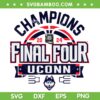Uconn Huskies Final Four Champions SVG, UConn NCAA Basketball Championship SVG PNG, Mens Basketball Uconn DXF SVG PNG EPS