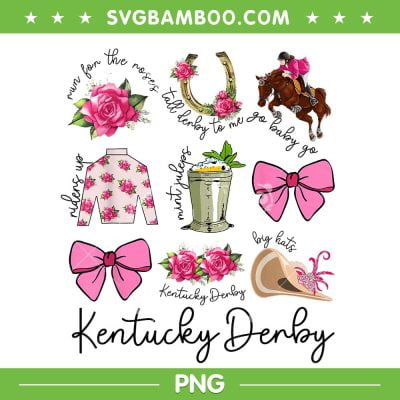 Womens Pink Coquette Bow Derby Day PNG, Horse Racing 2024 PNG Womens Pink Coquette Bow Derby Day PNG, Horse Racing 2024 PNG