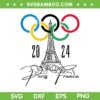2024 Summer Games Paris France SVG PNG, 2024 Summer Olympics SVG, Olympics 2024 Paris DXF SVG PNG EPS