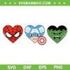 Marvel Hero Hearts SVG PNG, Spider Man Captain America And Hulk SVG, Marvel Superheroes Heart DXF SVG PNG EPS Marvel Hero Hearts SVG PNG, Spider Man Captain America And Hulk SVG, Marvel Superheroes Heart DXF SVG PNG EPS