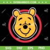 Winnie The Pooh Red Circle Portrait SVG PNG, Cute Winnie Pooh Face SVG, Funny Winnie The Pooh DXF SVG PNG EPS Winnie The Pooh Red Circle Portrait SVG PNG, Cute Winnie Pooh Face SVG, Funny Winnie The Pooh DXF SVG PNG EPS