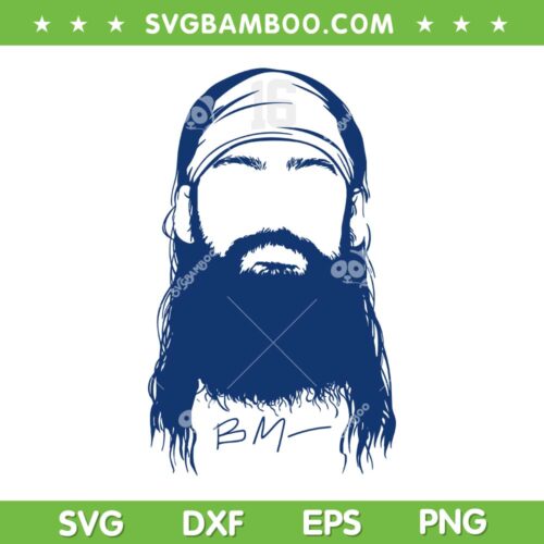 Brandon Marsh Philly Beard SVG PNG, Philadelphia Baseball SVG, Philadelphia Phillies DXF SVG PNG EPS
