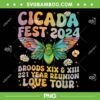 Cicada Fest 2024 Broods XIX XIII PNG, 221 Year Reunion Love Tour PNG, Cicada Lover PNG