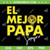 El Mejor Papa Siempre SVG PNG, Club America SVG, Happy Fathers Day DXF SVG PNG EPS